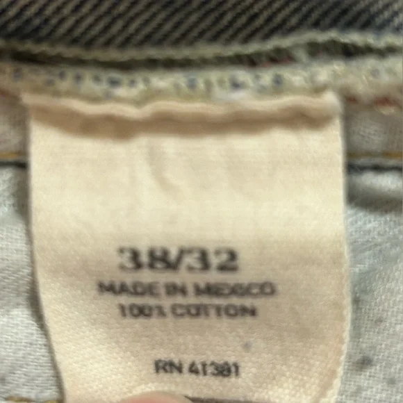 Polo by Ralph Lauren Hampton Men's Straight Fit Blue Jeans 38X32 - Picture 9 of 16